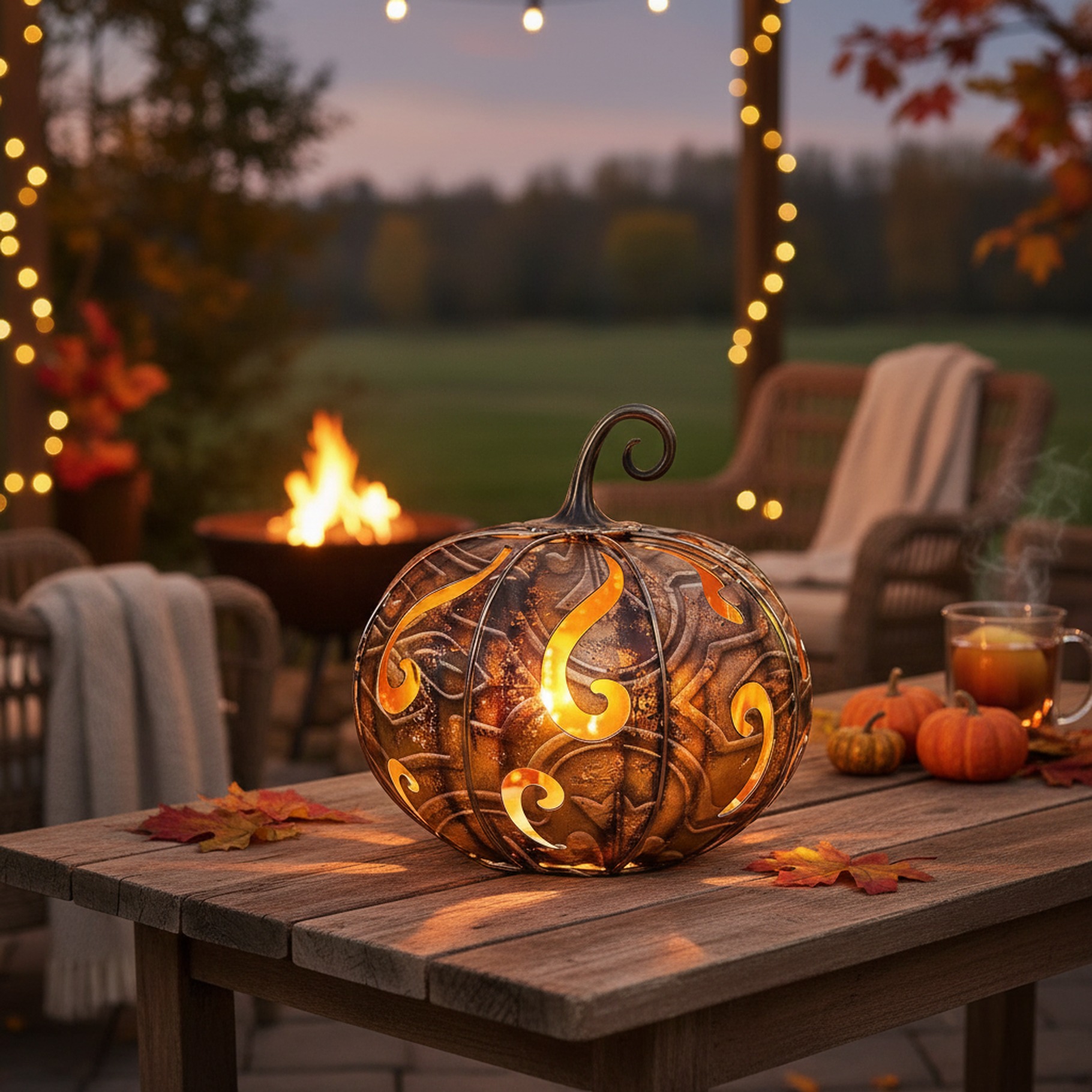 Wand-Dekoration ,,Kürbis"