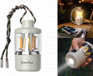Multifunktionale Campinglampe
