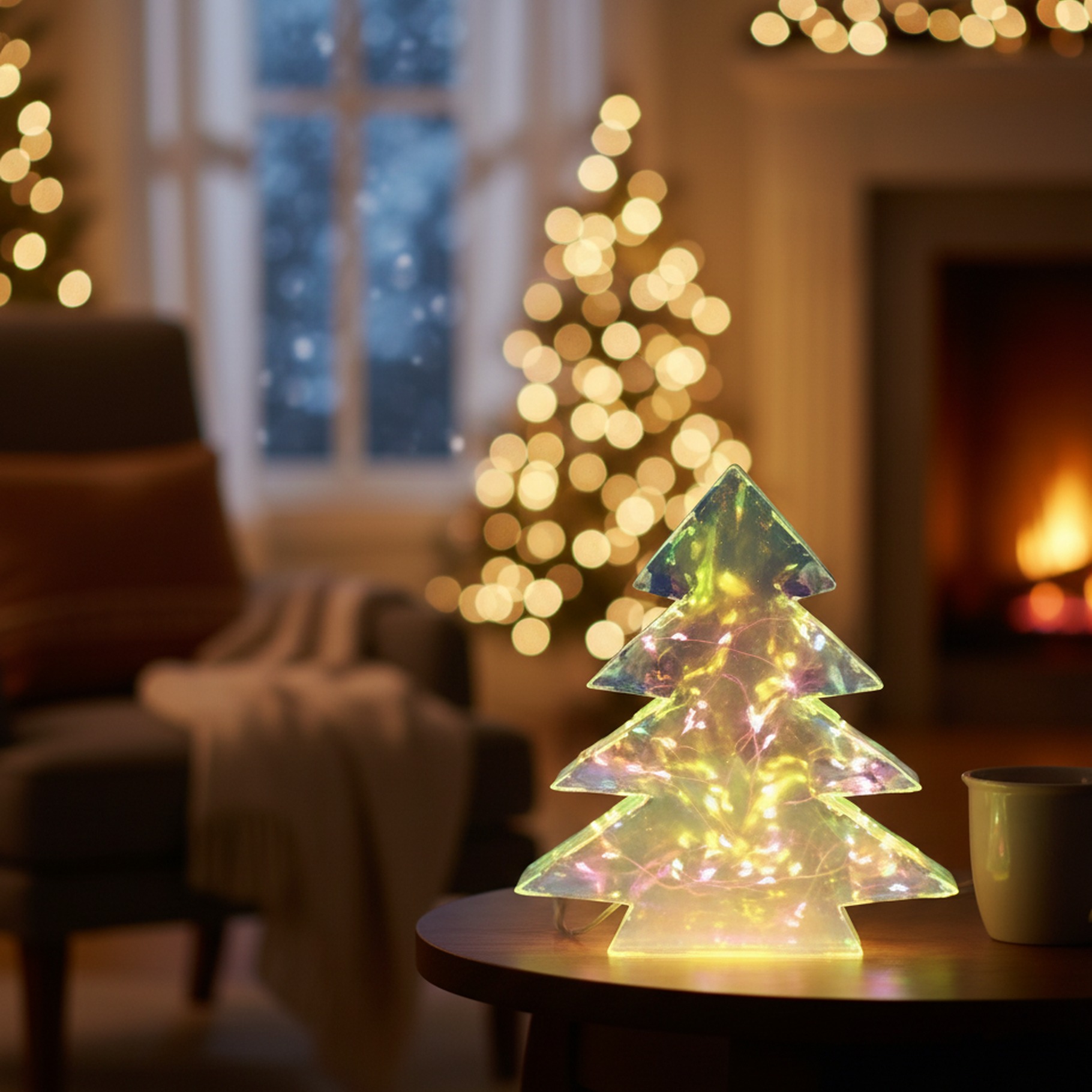 Beleuchteter Weihnachtsbaum mit 30 LEDs