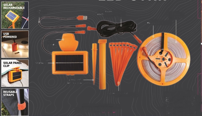 LED Beleuchtungsstreifen für Camping