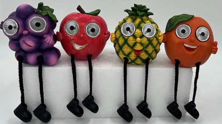 LED Solar Dekofiguren Früchtchen