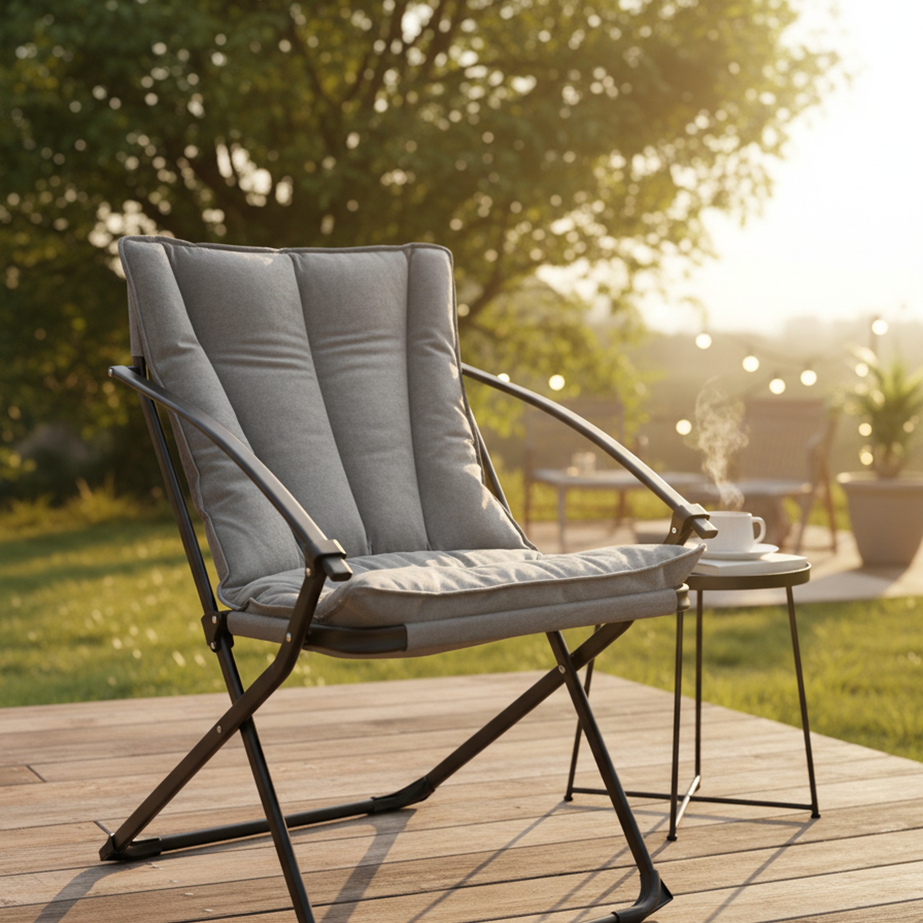 Klappstuhl mit Polsterung