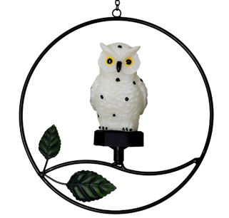 LED Solar Deko - Schneeeule