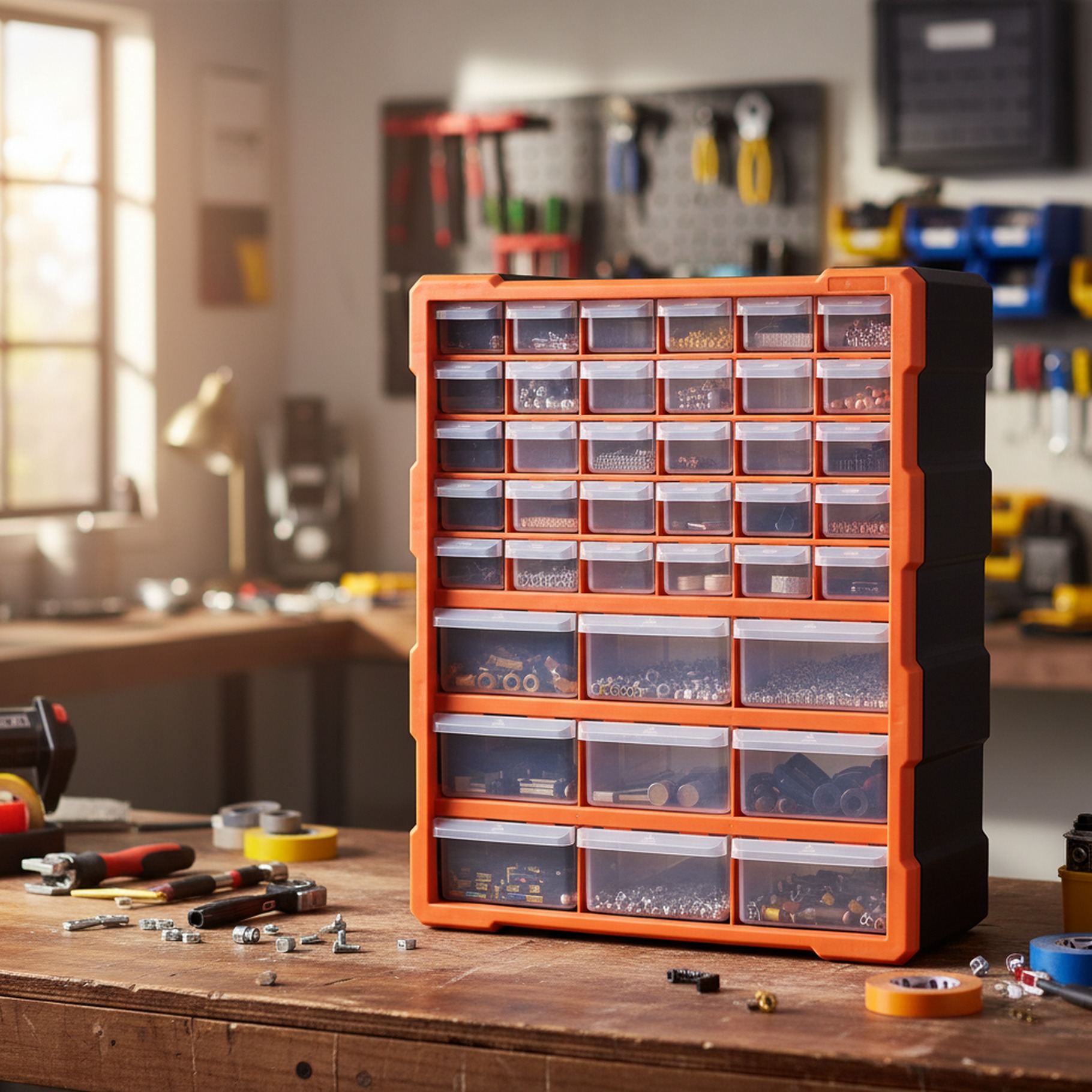 Sortimentskasten, 39 Fächer