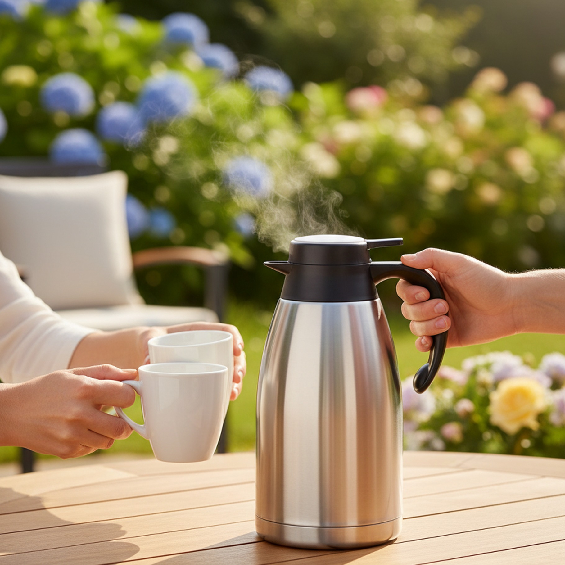 Isolierkanne, Edelstahl 2L