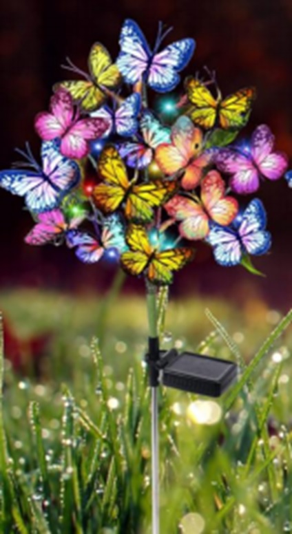 LED Solar Schmetterlingsstecker