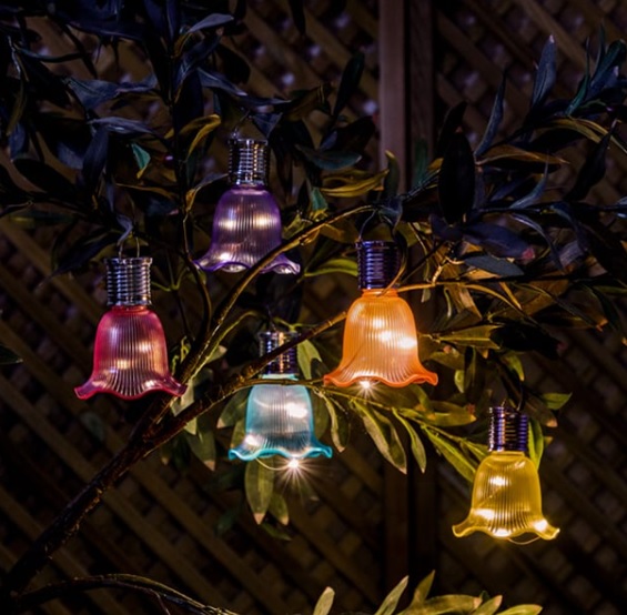 LED Solar Hängelaterne