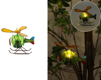 LED Solar Hubschrauber