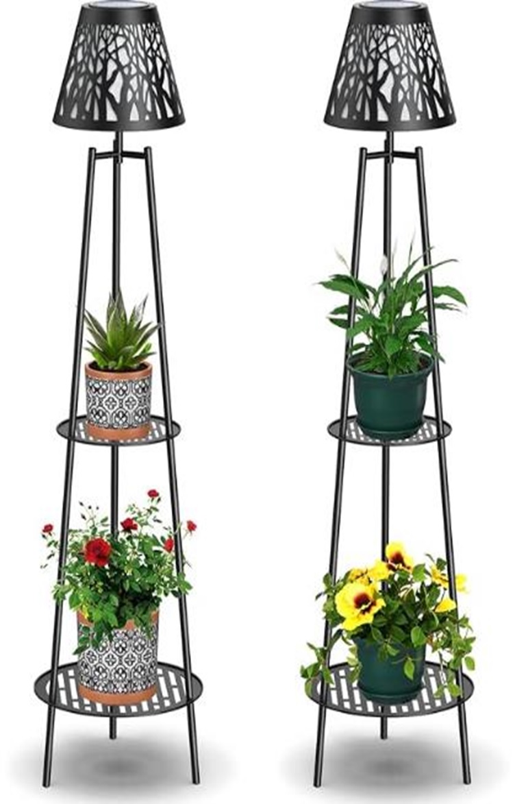 Pflanzenständer mit LED Leuchte