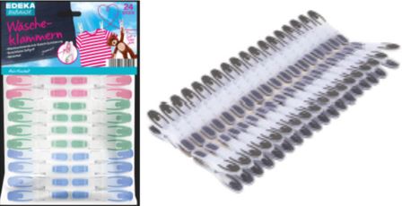 Wäscheklammern 24-tlg.