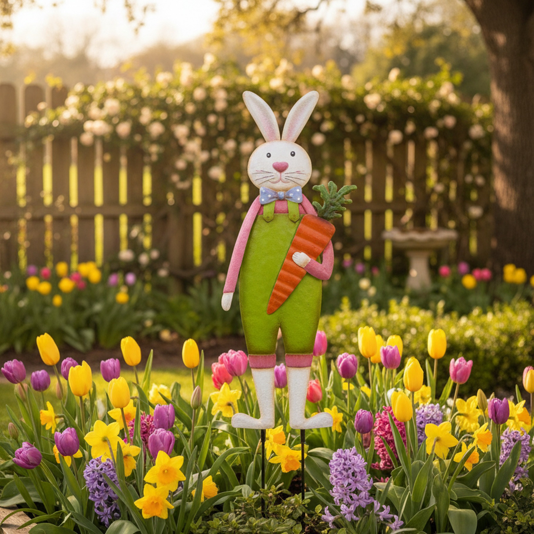 Gartenstecker im Osterdesign
