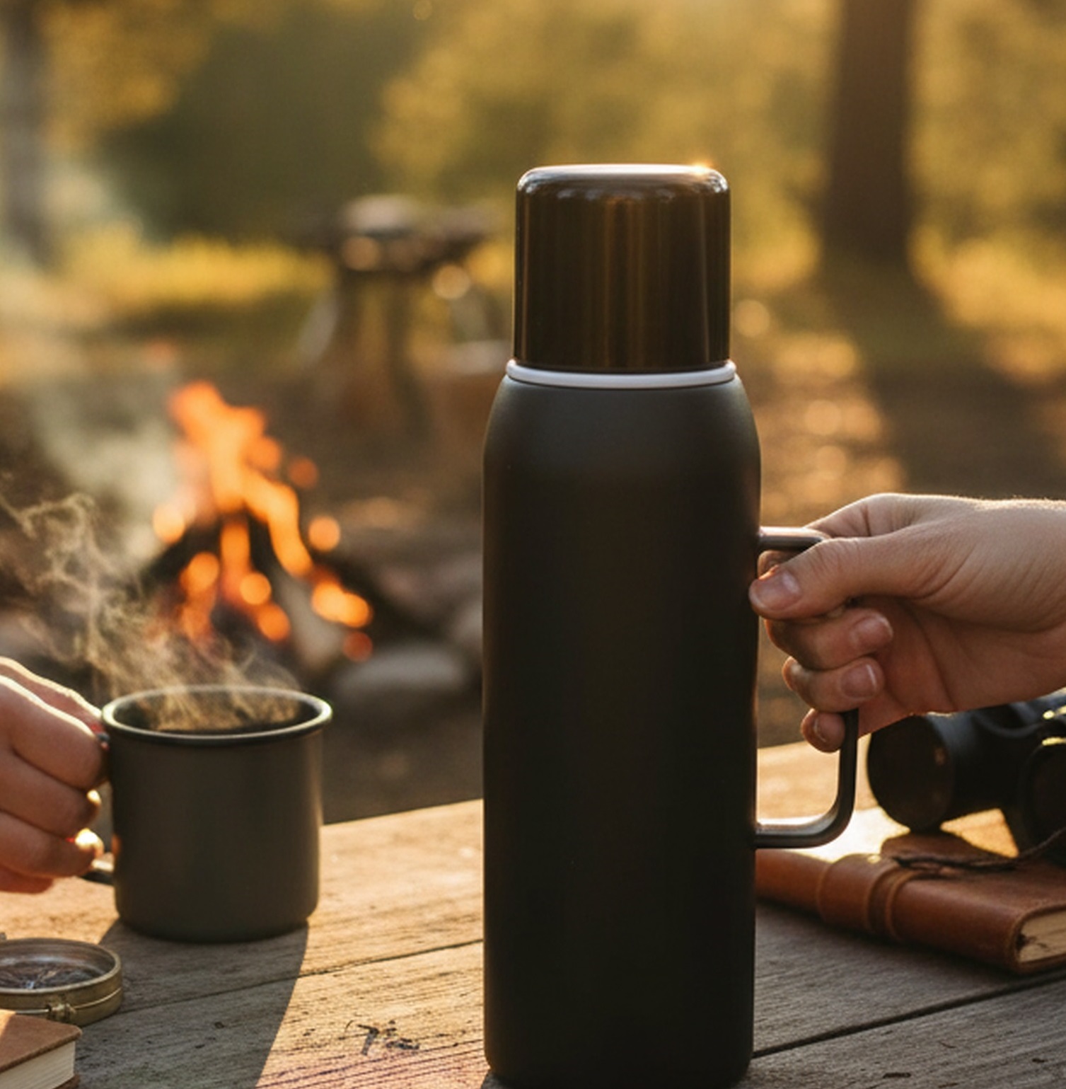 Isolierflasche aus Edelstahl. 0,75L