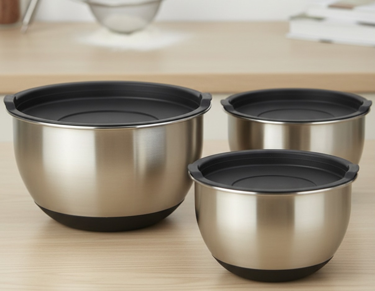 3-teiliges Backschüssel-Set