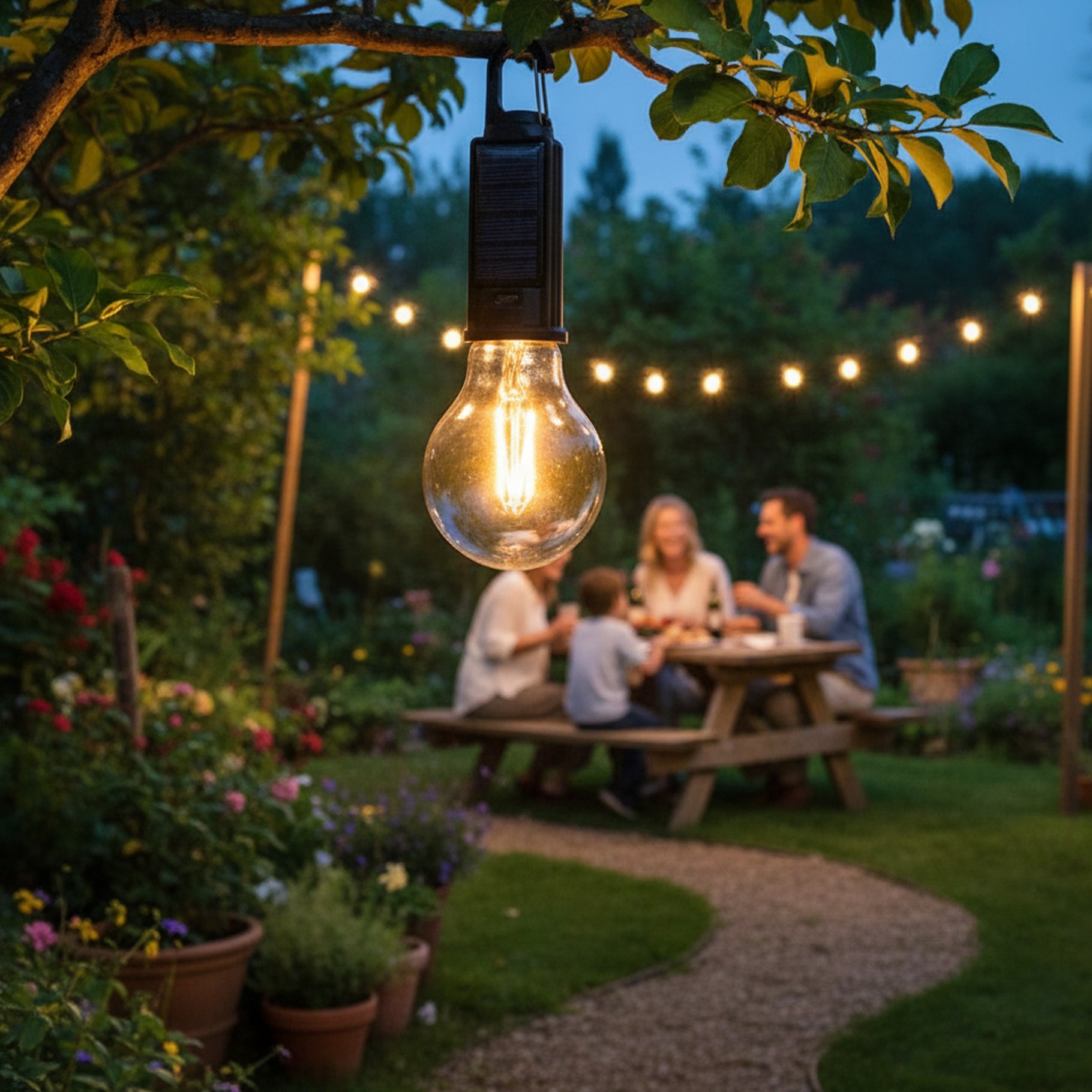 Camping-Solarglühbirne