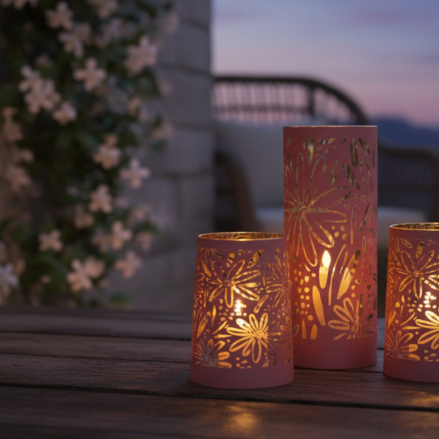 LED Dekolicht, 4er Set