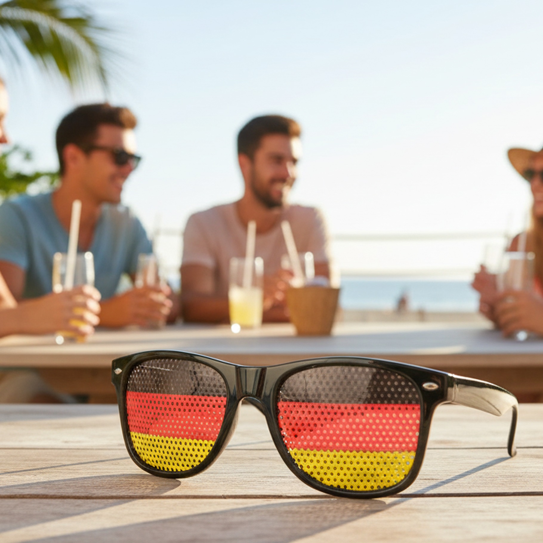Fanbrille mit Deutschland Look