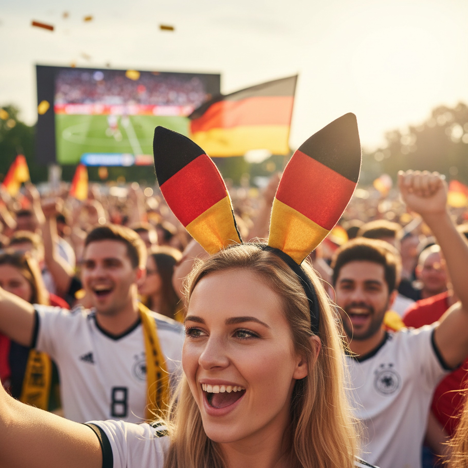 Haarreif mit Hasenohr