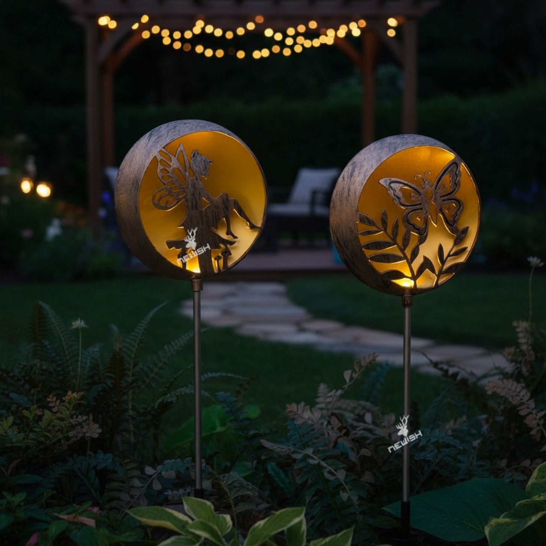 LED Solar Gartenstecker