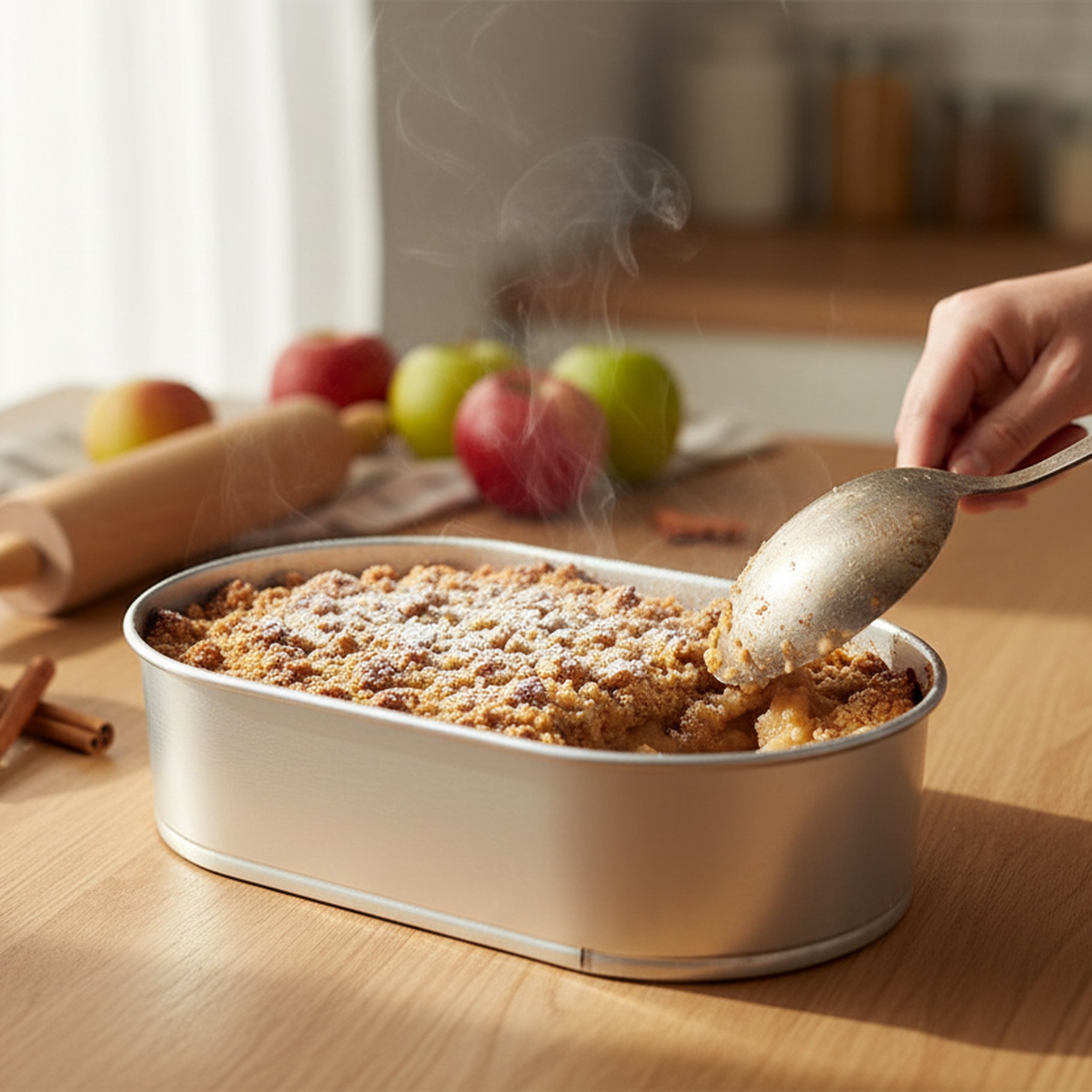 Tortenring aus Edelstahl, oval