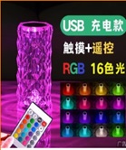 LED -Tischlampenkristall