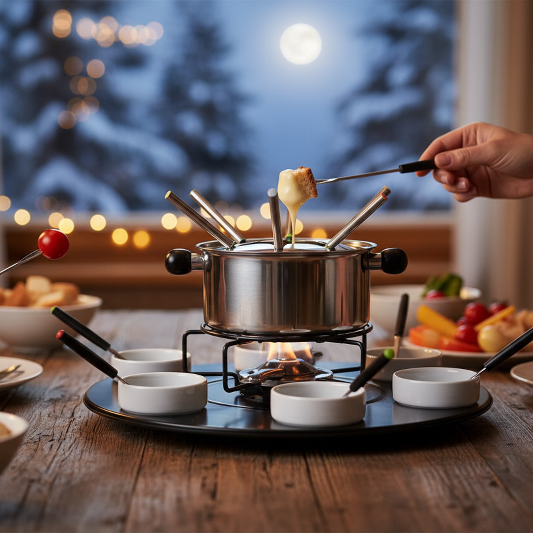 Fondue-Set für 6 Personen
