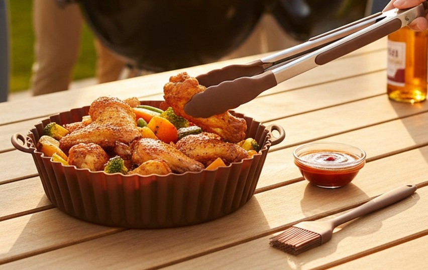 Heißluftfritteuse Zubehör-Set 3-tlg.