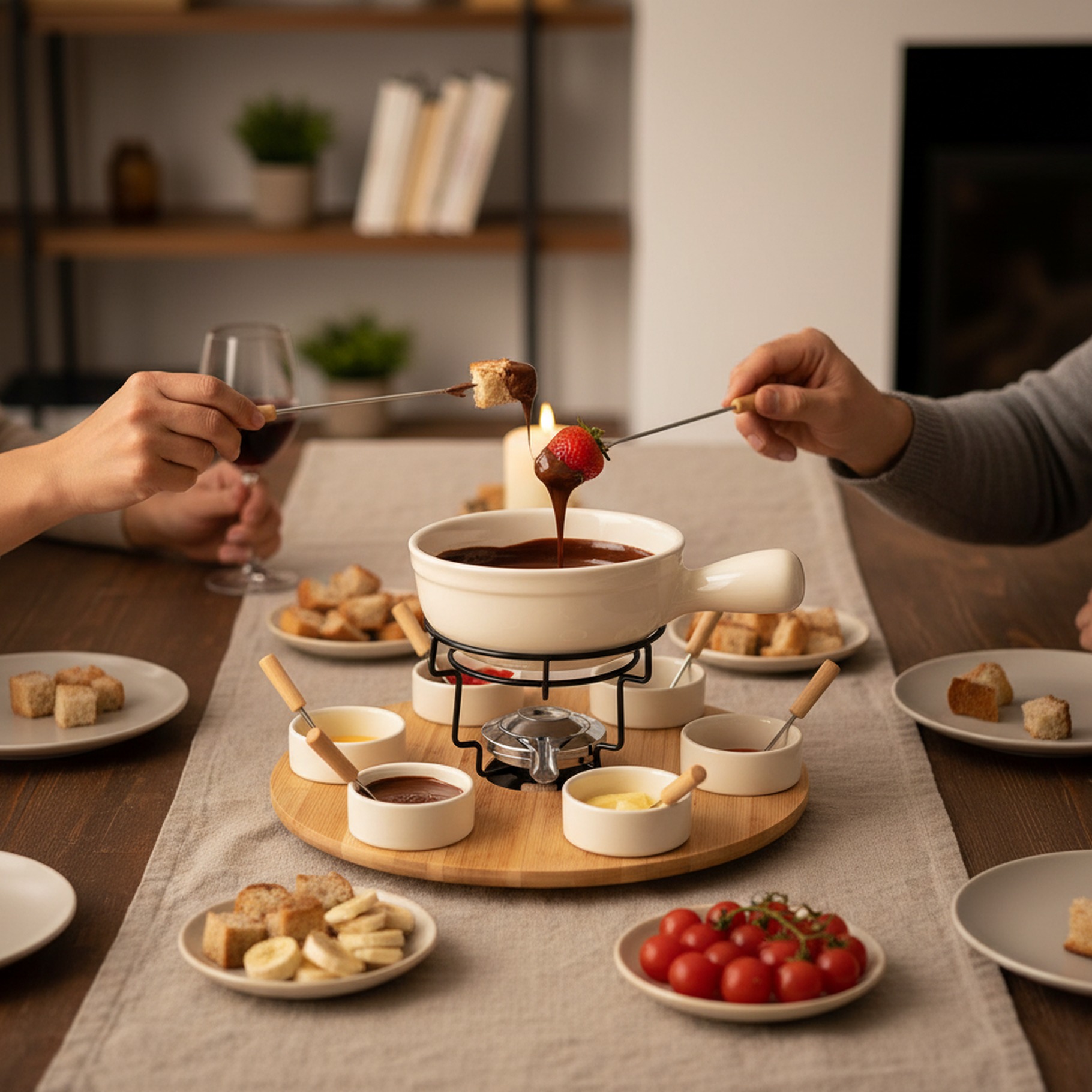 Fondue-Set für 6 Personen
