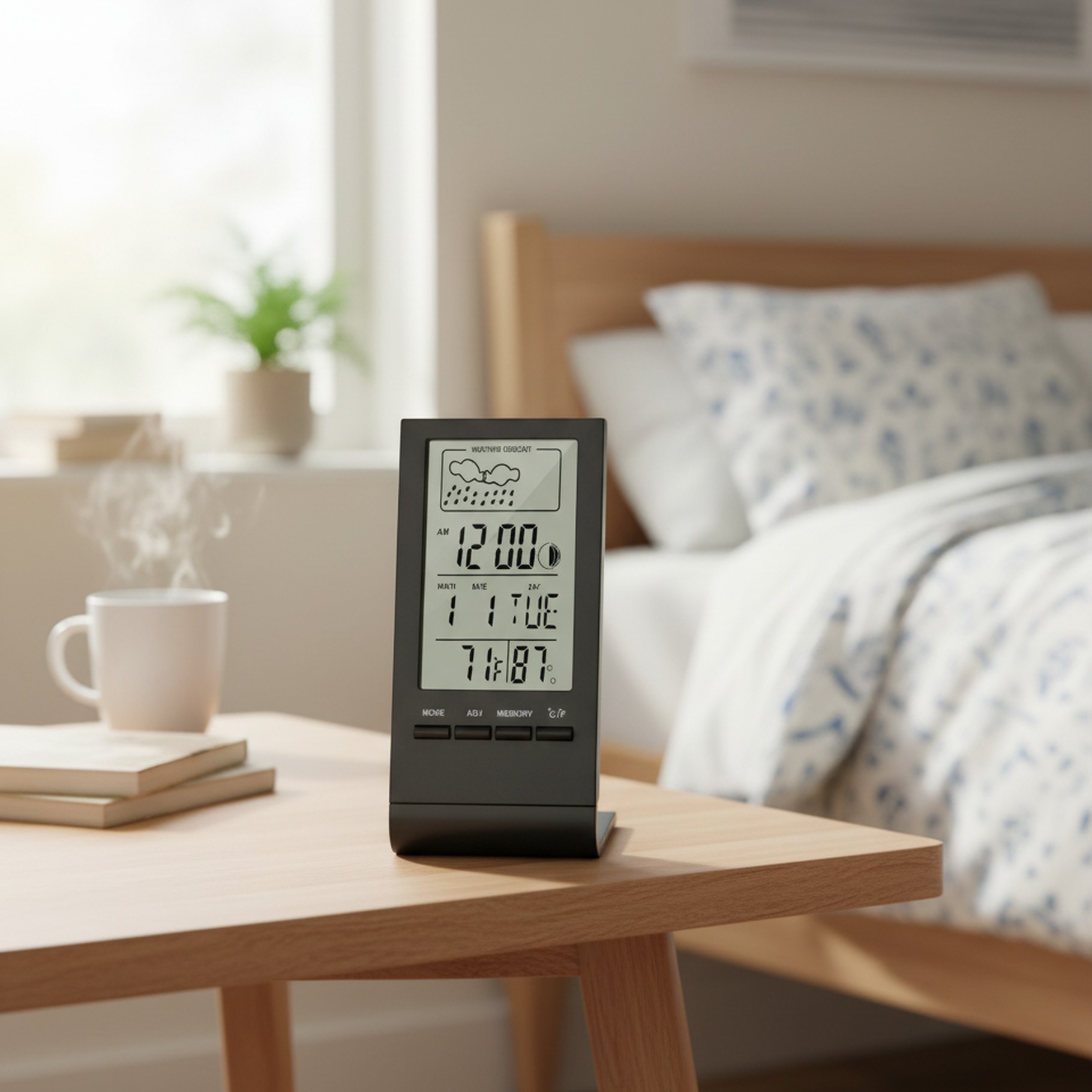 Wetterstation, inkl. Uhr