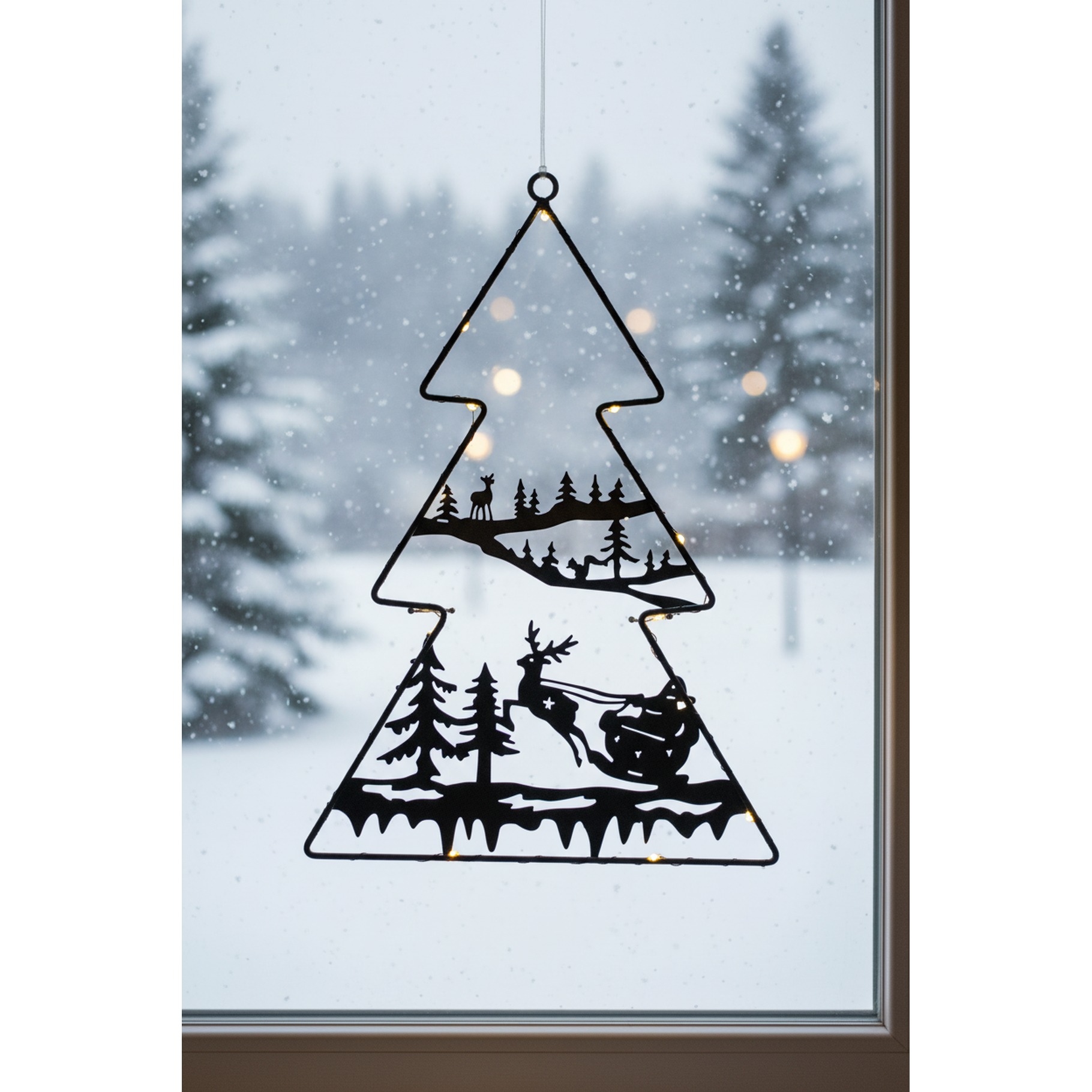 LED Metall Tannenbaum