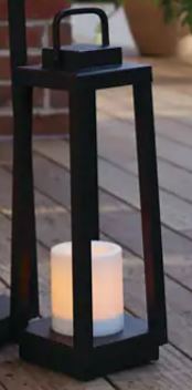 Laterne mit LED Kerze