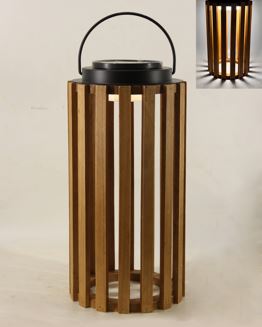 Laterne mit warm weißen LED