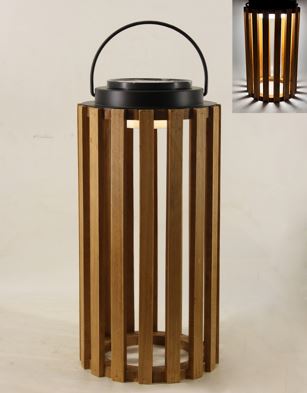 Laterne mit warm weißen LED