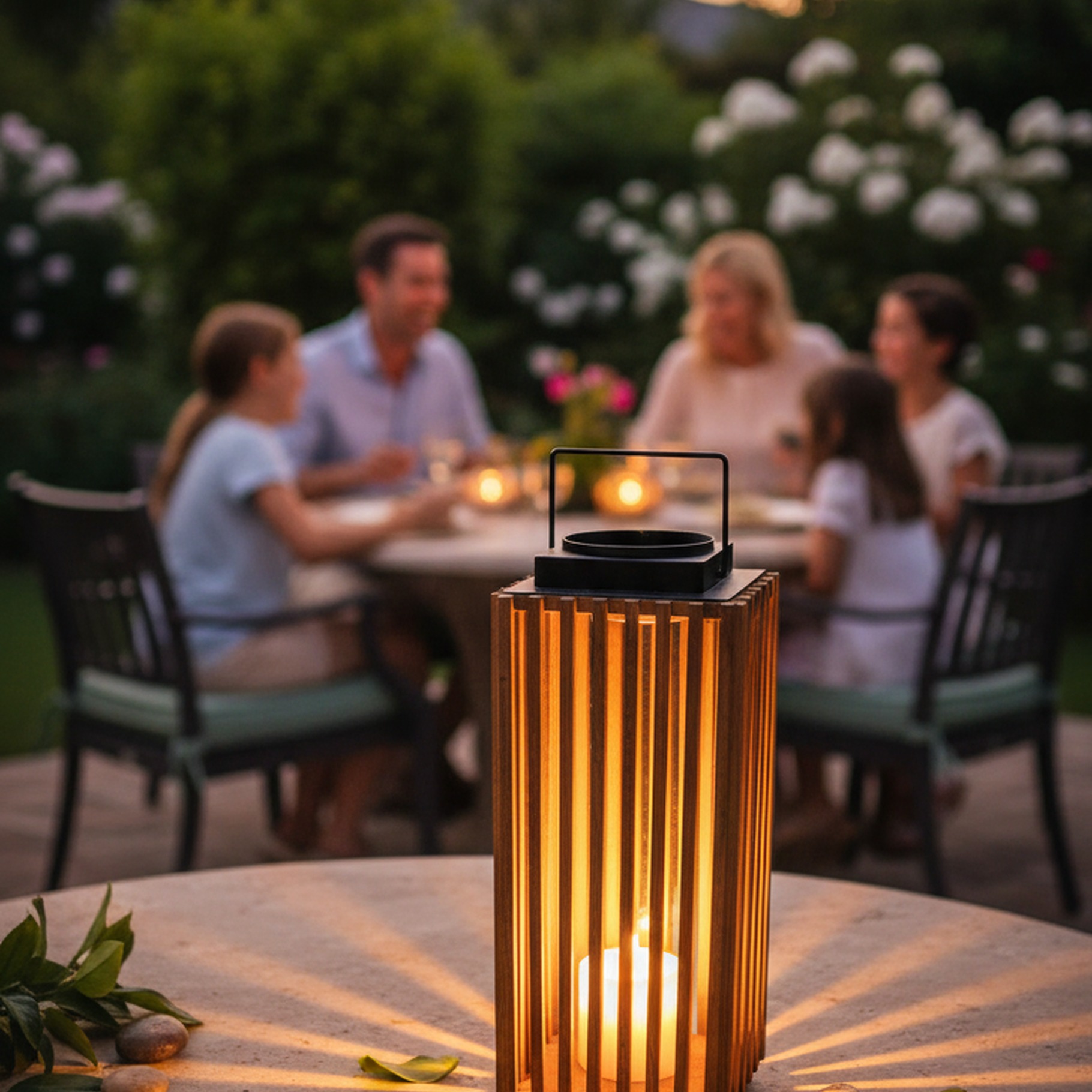 Laterne mit LED Kerze