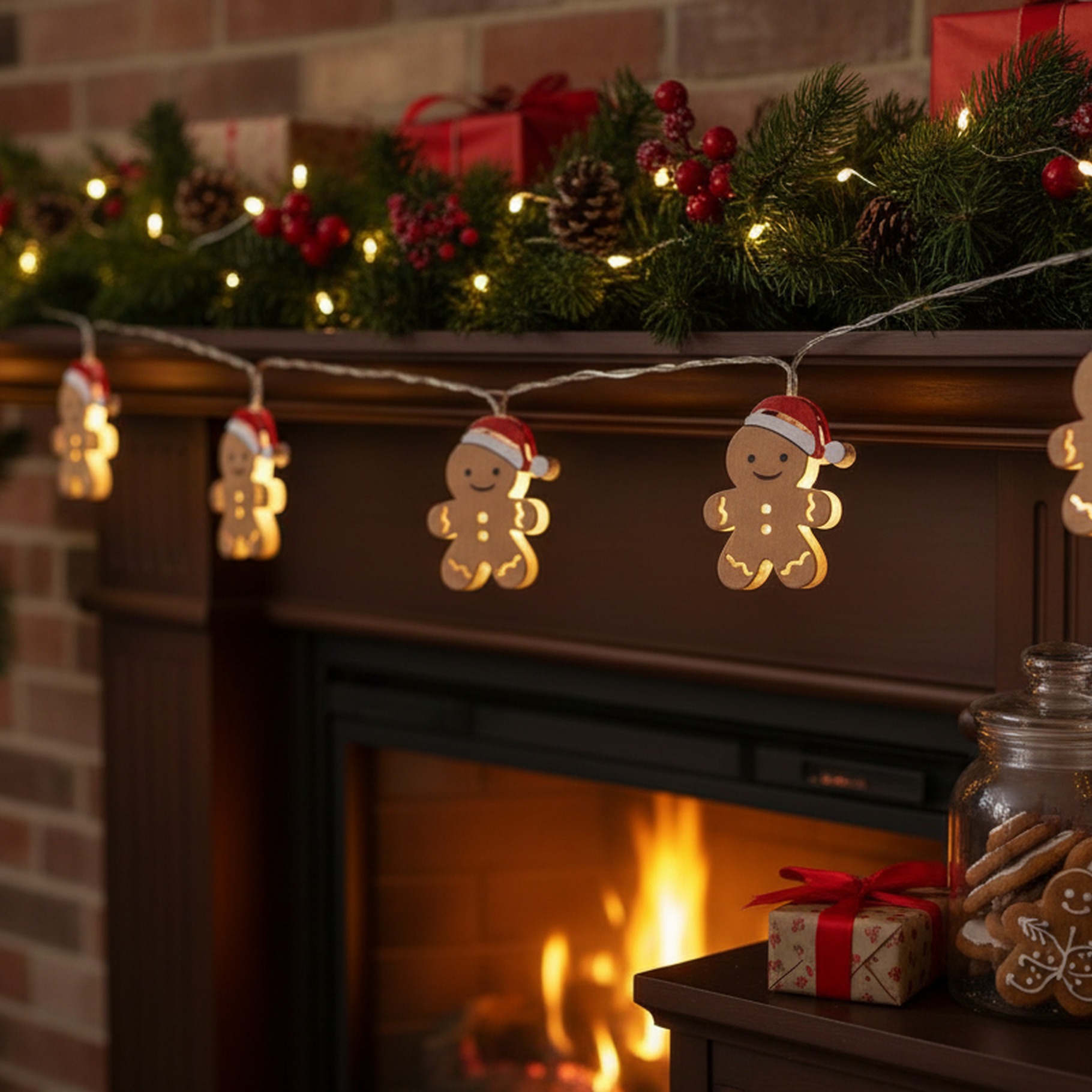 Lichterkette, Lebkuchenmännchen