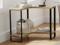 Kücheneckregal, zwei Ebenen, L-Form