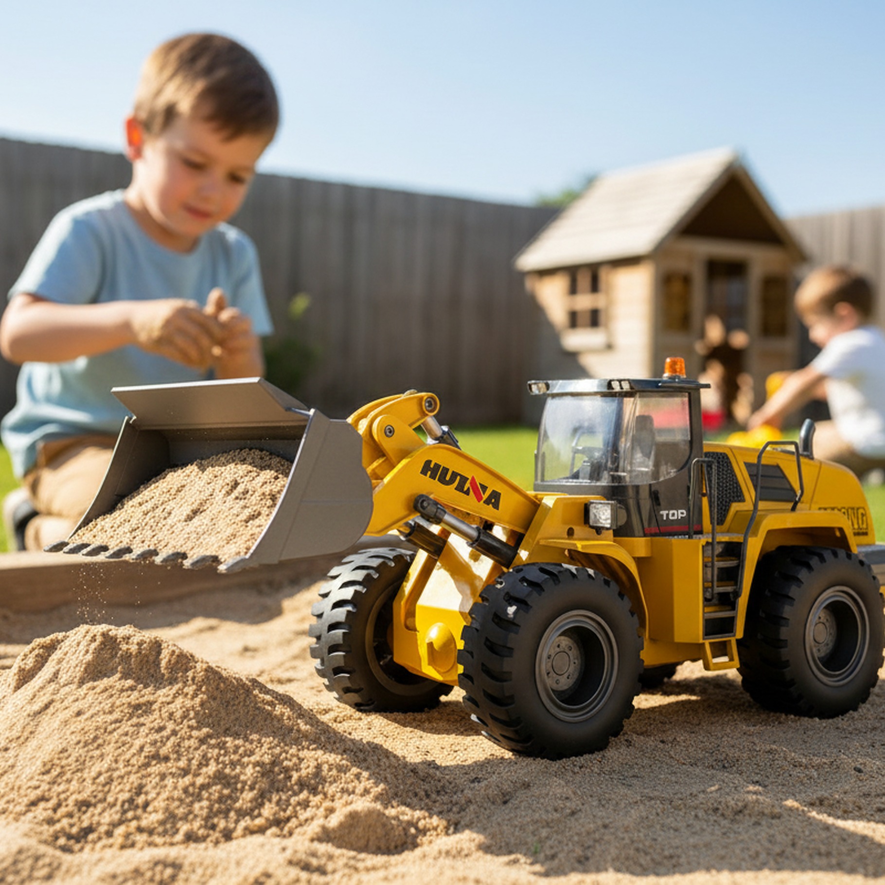 Ferngesteuerter Radlader 1:14 gelb