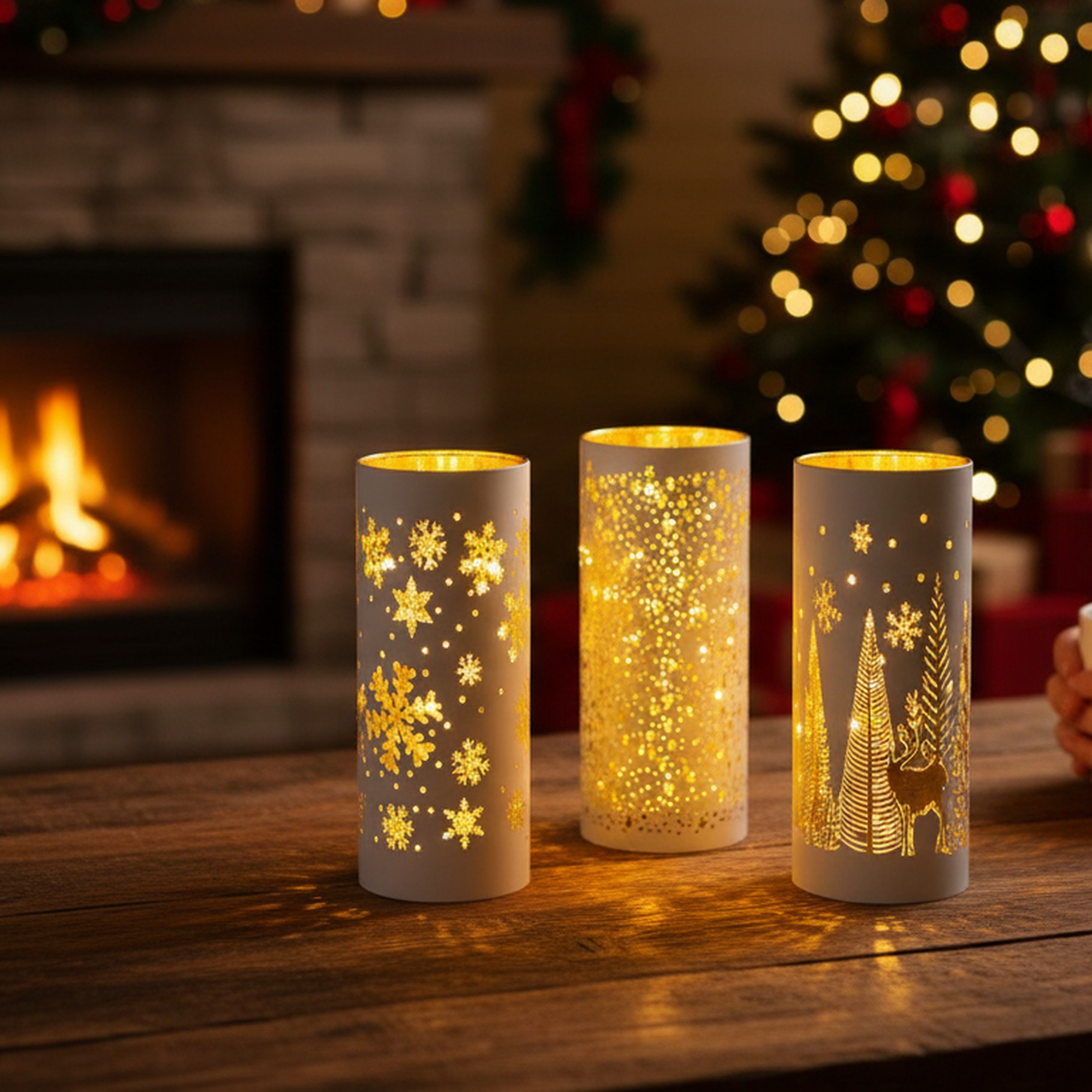 Weihnachtsdeko aus Glas