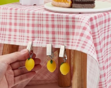 Tischtuchbeschwerer, Zitrone, 4er-Set