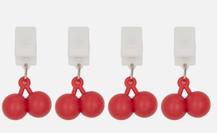 Tischtuchbeschwerer, Kirsche, 4er-Set