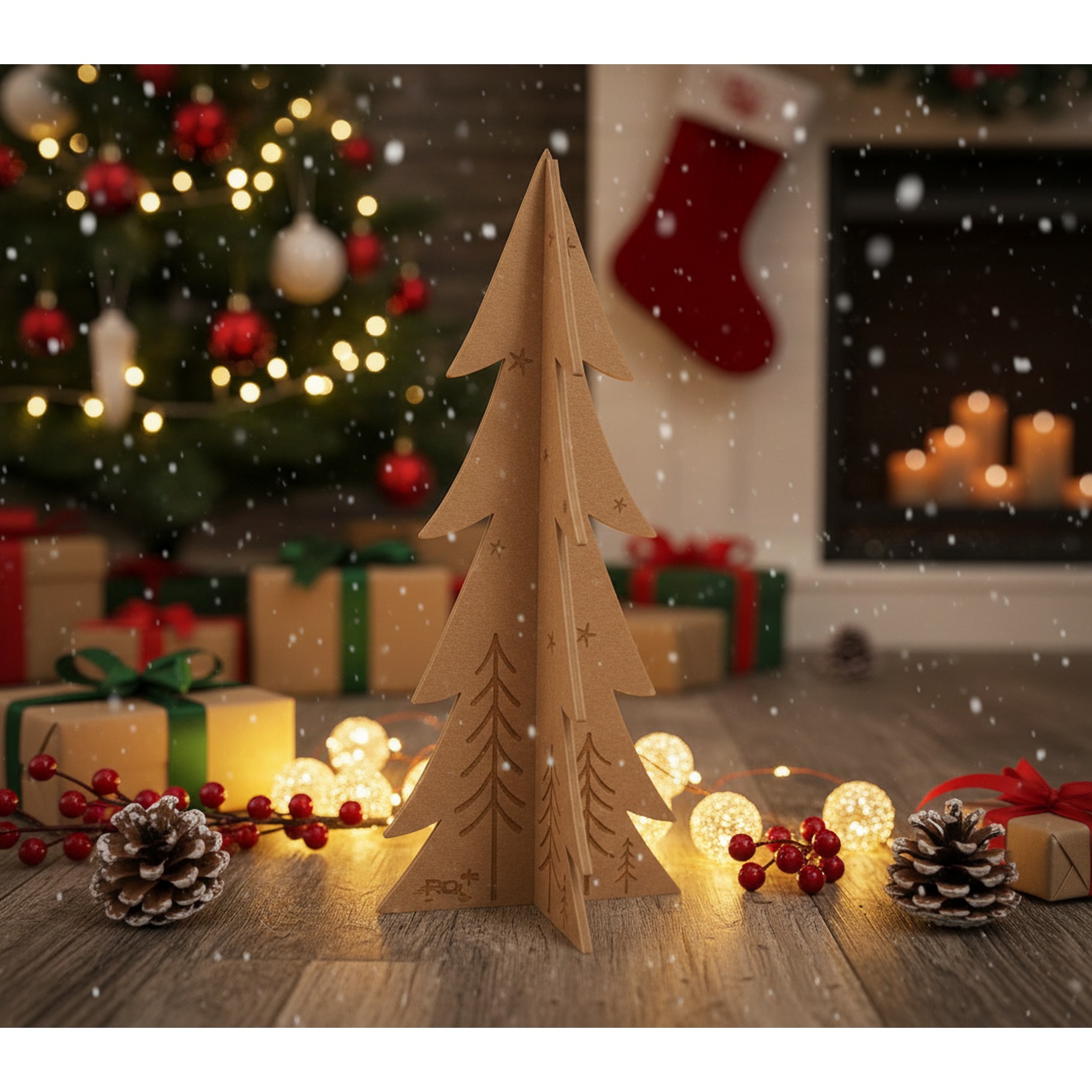 Filz 3D Weihnachtsbaum  ca. 38cm