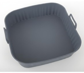 Silikonform für die Heißluftfritteuse, 22x22 cm
