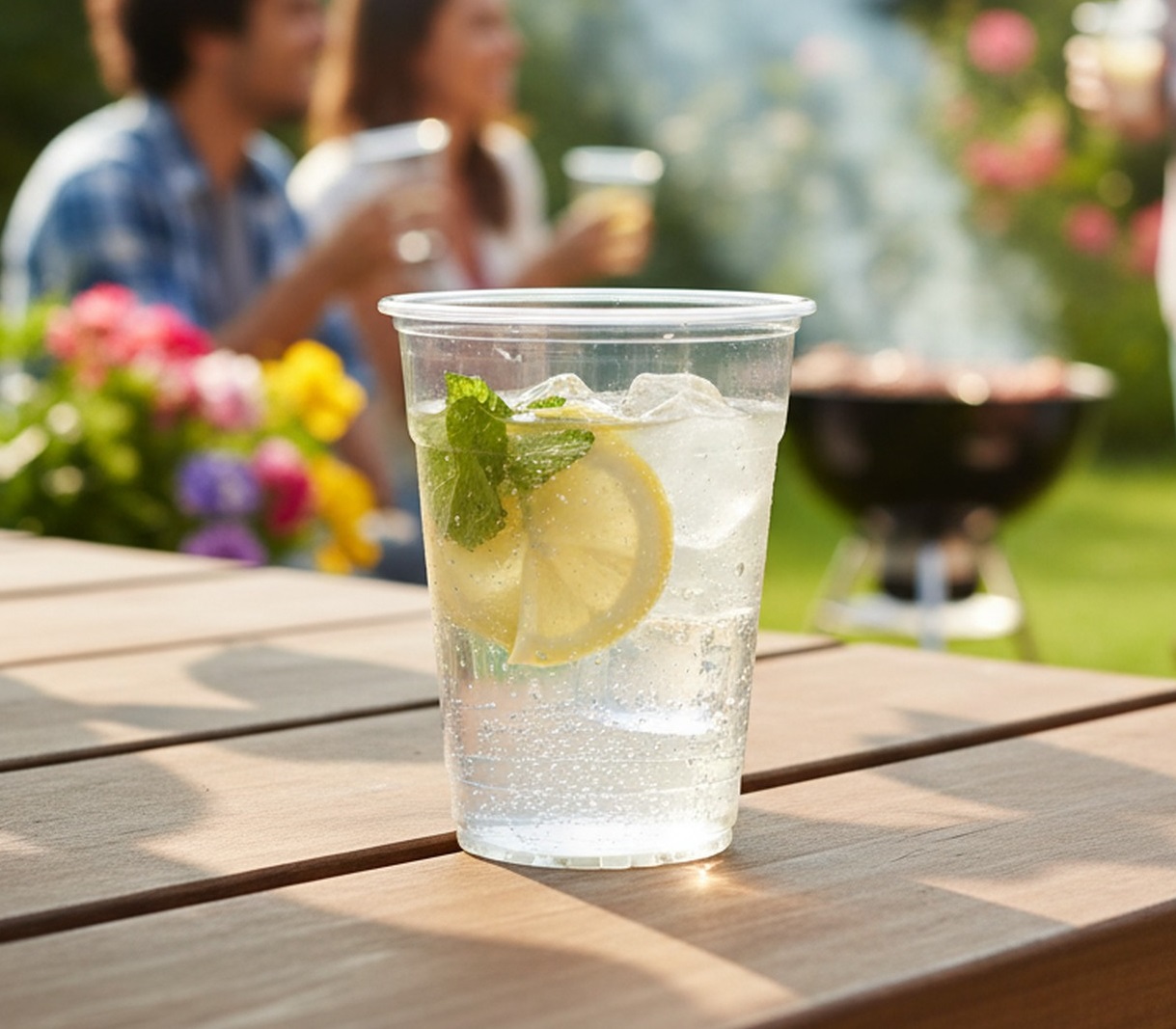 Mehrwegbecher, transparent, 50er Set