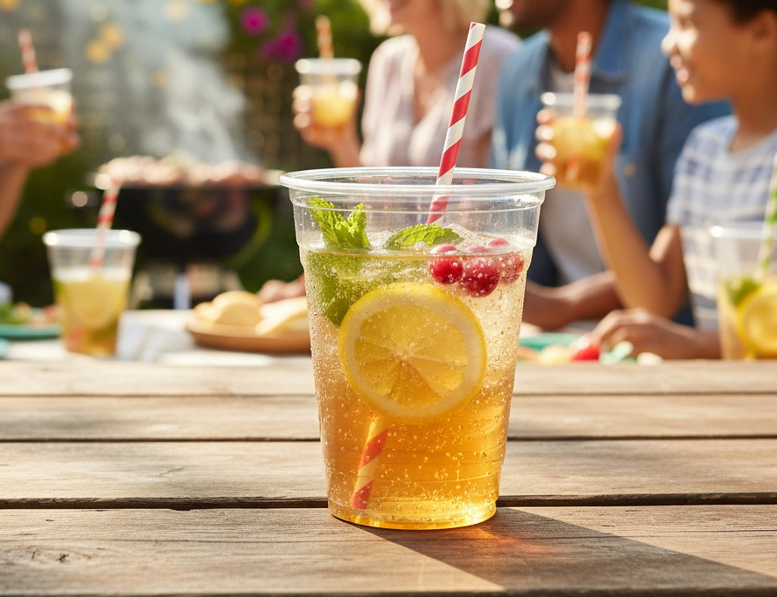 Mehrwegbecher, transparent, 50er Set,