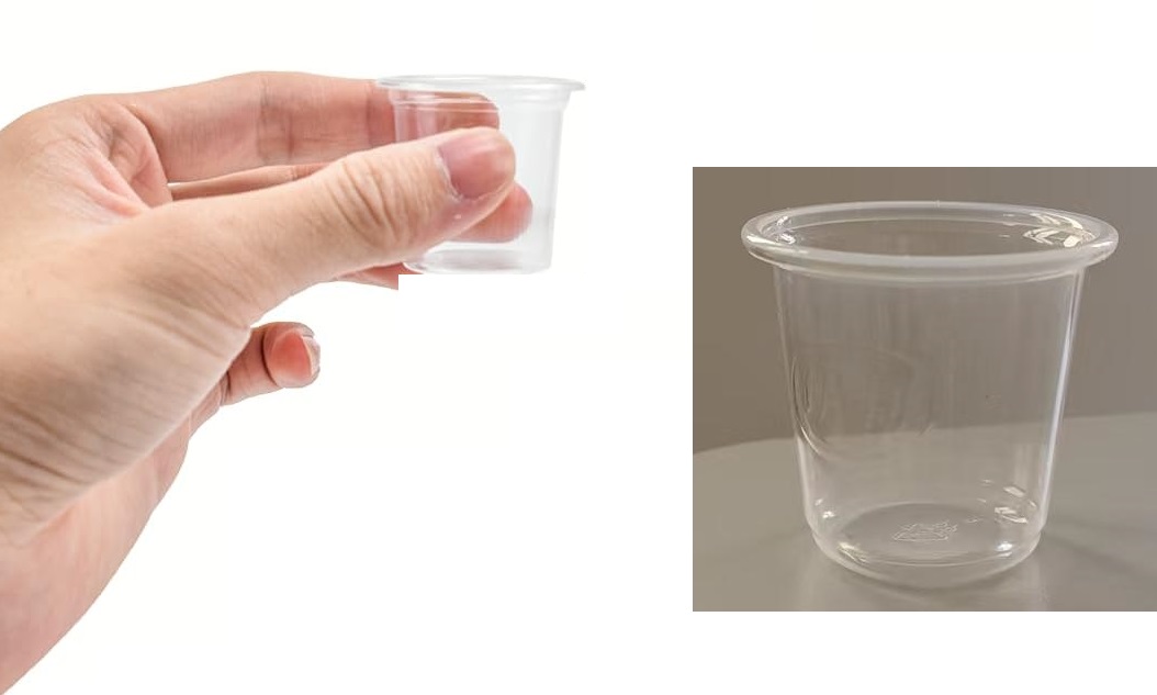 Mehrweg-Schnapsbecher, transparent, 100er Set,