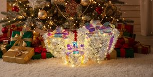 3er Set LED Geschenkboxen