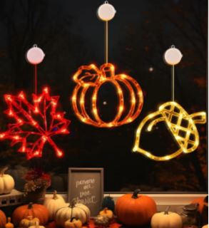 Fensterdekoration 3er Set, 3 fach sortiert