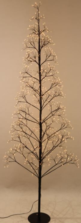 Deko Weihnachtsbaum mit 960 warm weißen LED