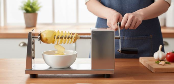 Kartoffelschneider aus Edelstahl