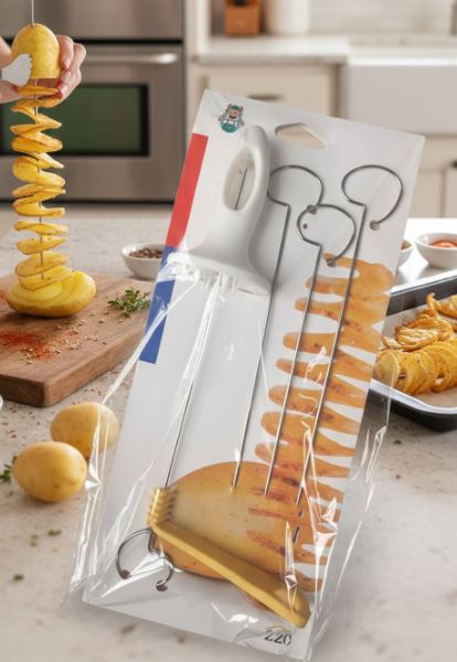 Spiral Kartoffelschneider aus Kunststoff