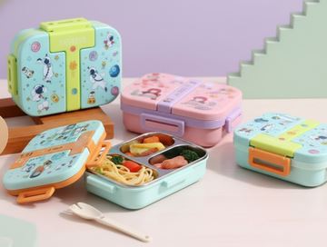 Lunchbox, ca. 600ml, 3 Fächer